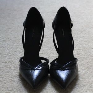 Zara black high heels sz 7